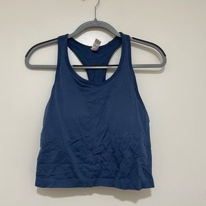 Never worn workout too with a built in bra (shown in photo 3)